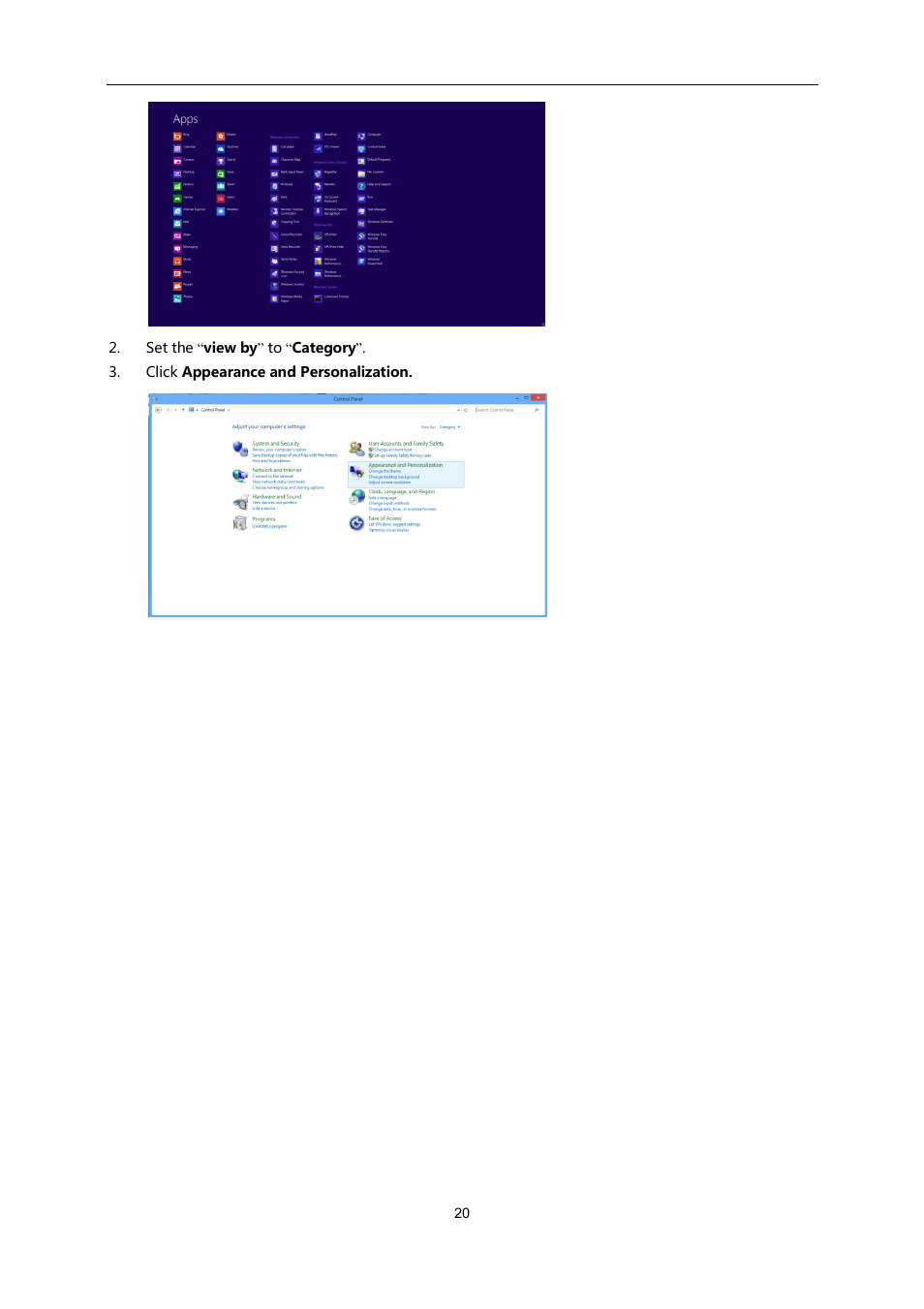 AOC e960Srda User Manual | Page 20 / 69