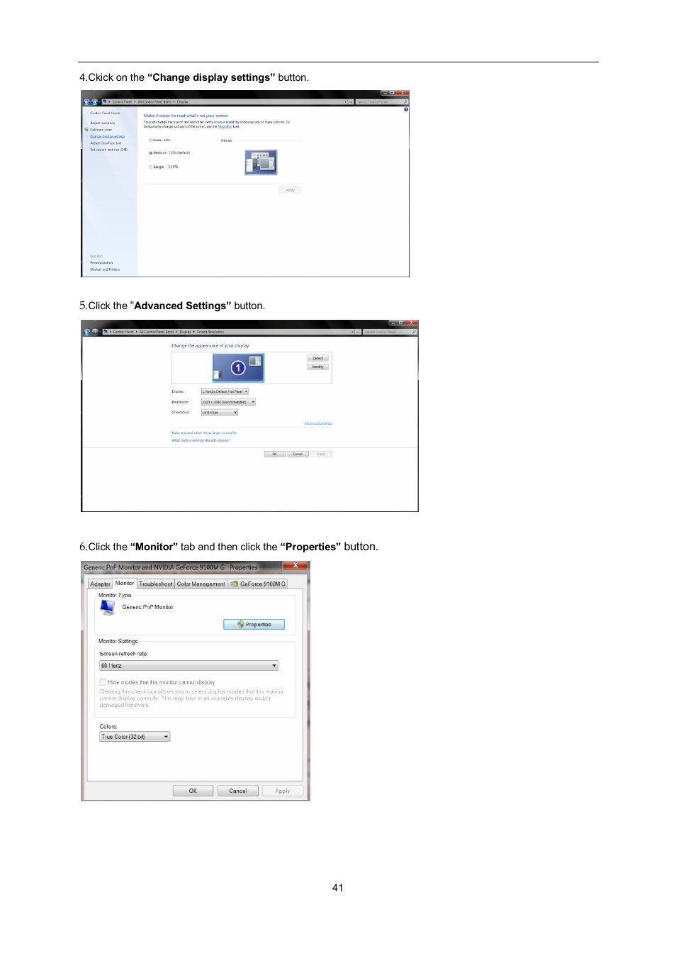 AOC e960Srda User Manual | Page 41 / 69