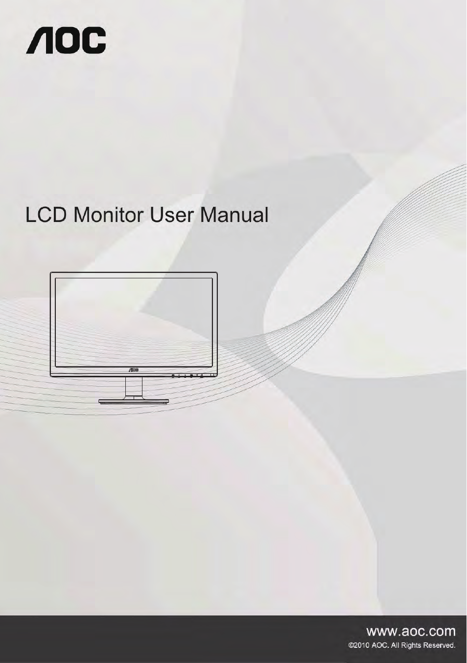 AOC e960Swn User Manual | 60 pages