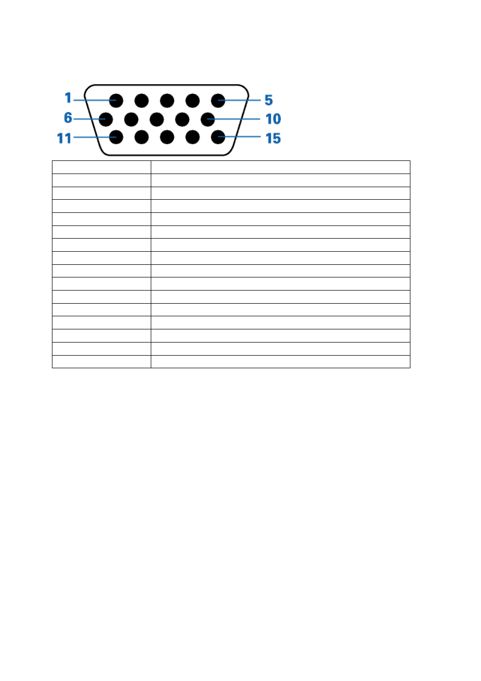 Pin assignments | AOC e970Swn User Manual | Page 39 / 48