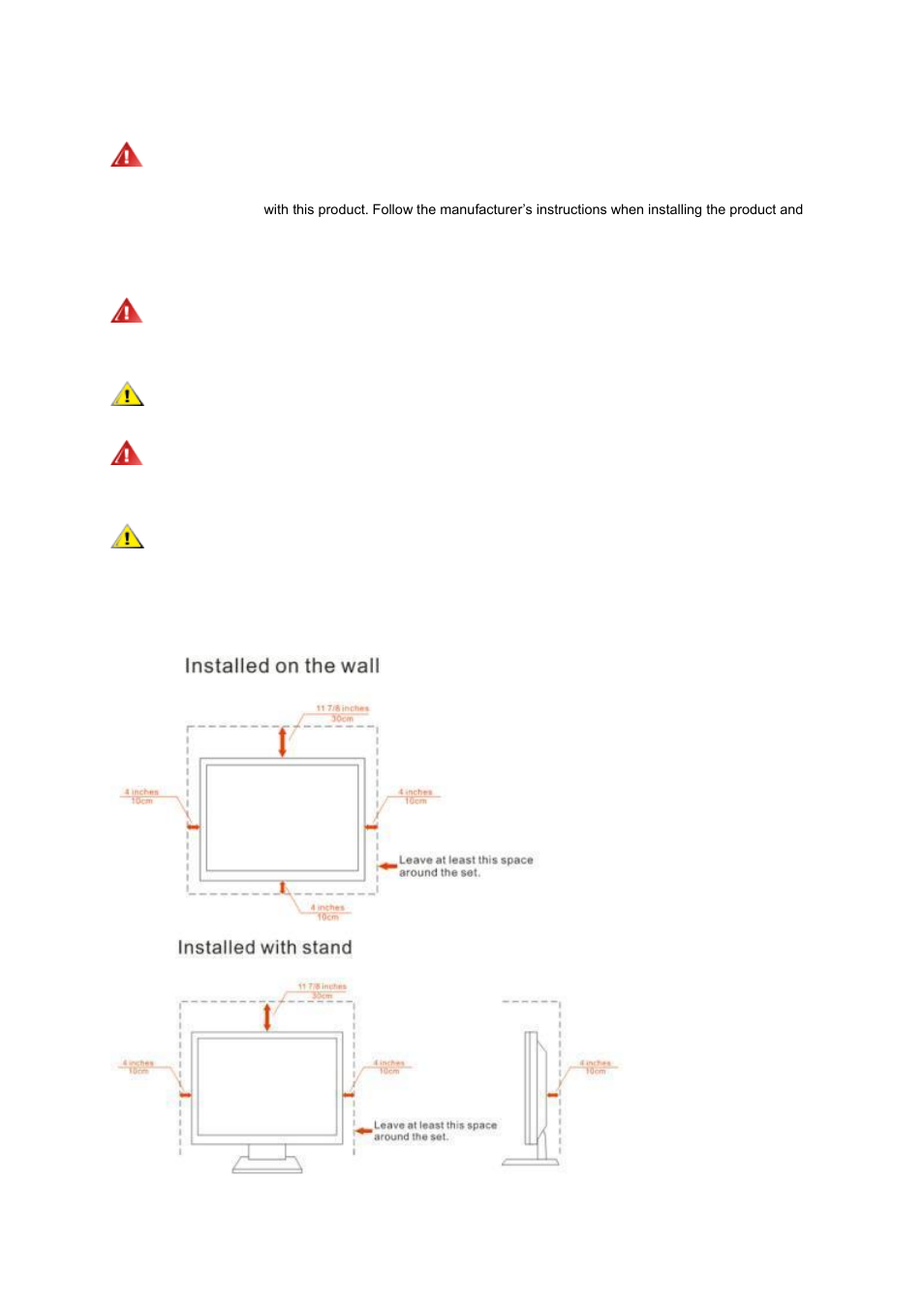Installation | AOC e970Swn User Manual | Page 5 / 48