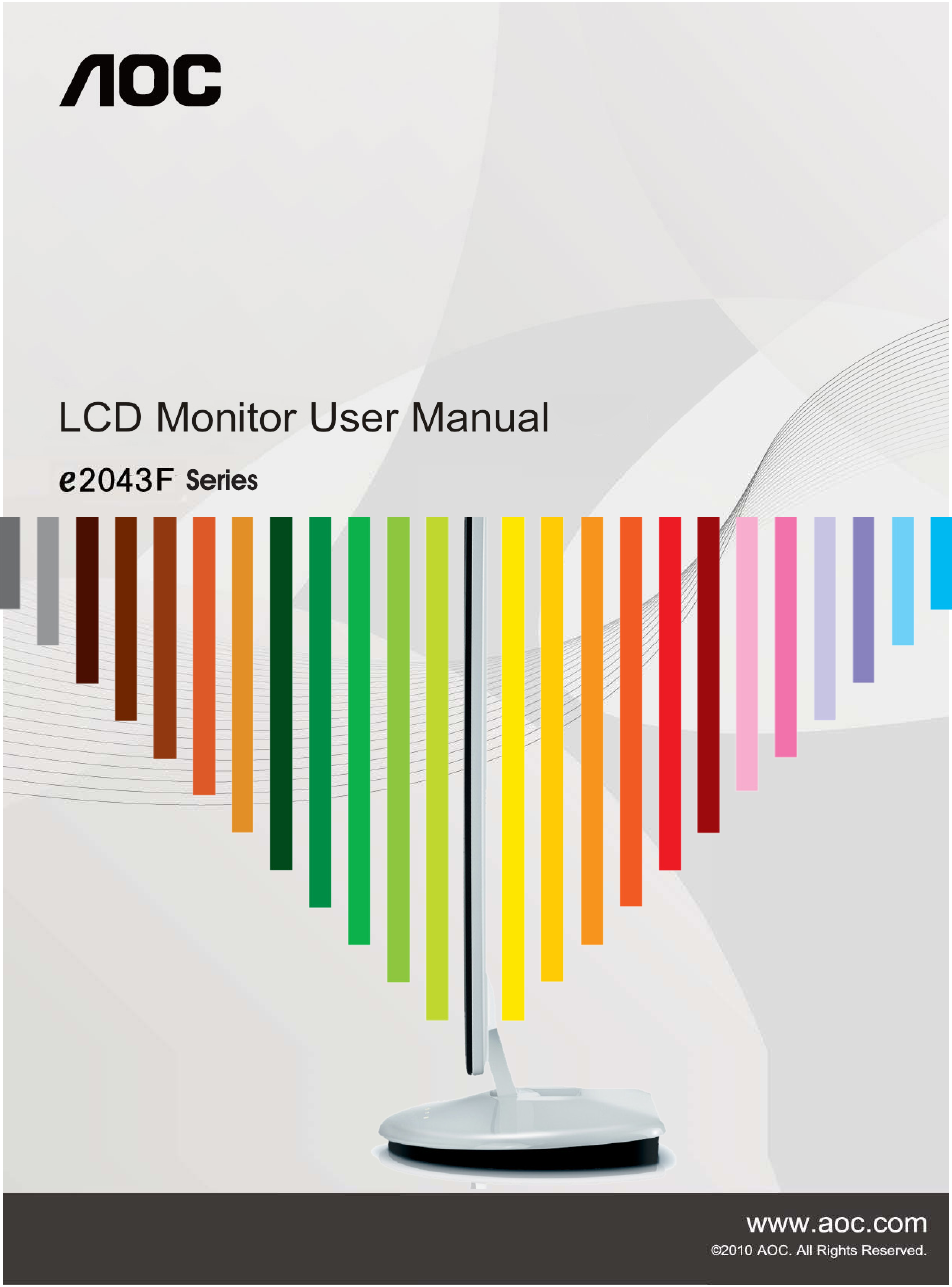 AOC e2043f User Manual | 64 pages