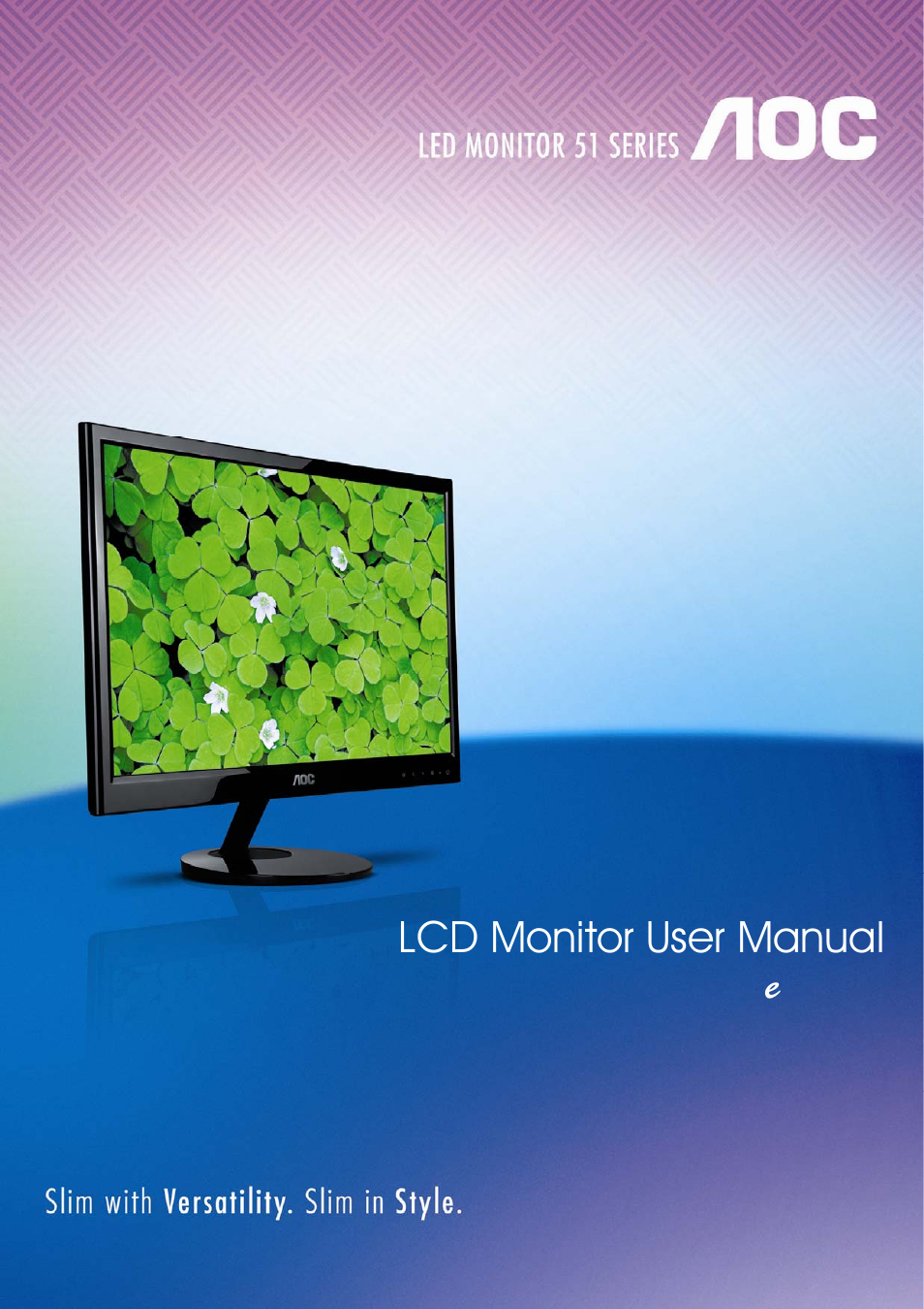 AOC e2051f User Manual | 58 pages