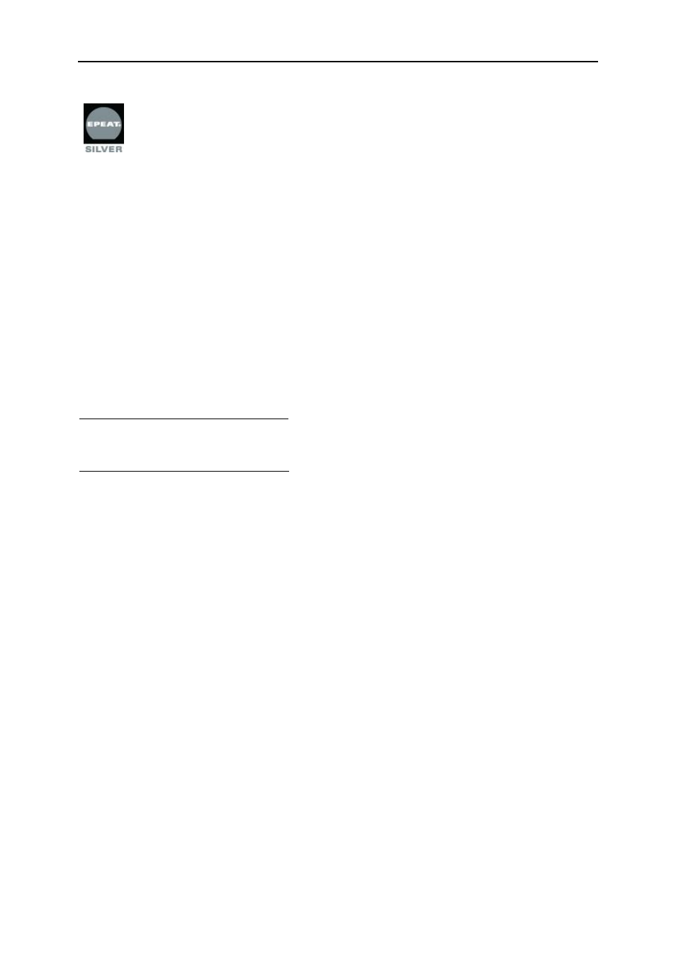 Epeat declaration | AOC e2051f User Manual | Page 54 / 58