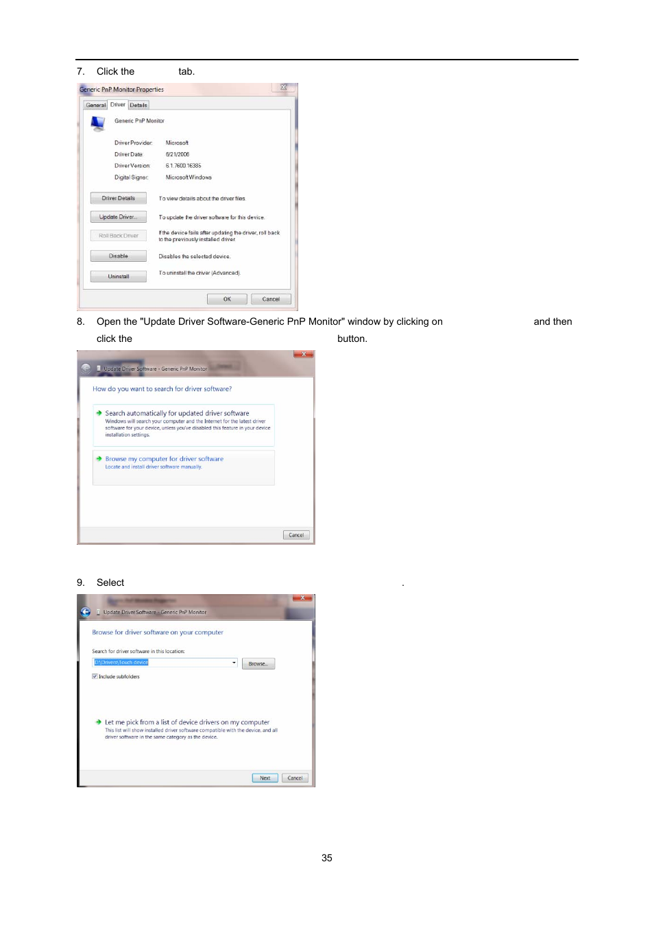 AOC e2051Sn User Manual | Page 35 / 59