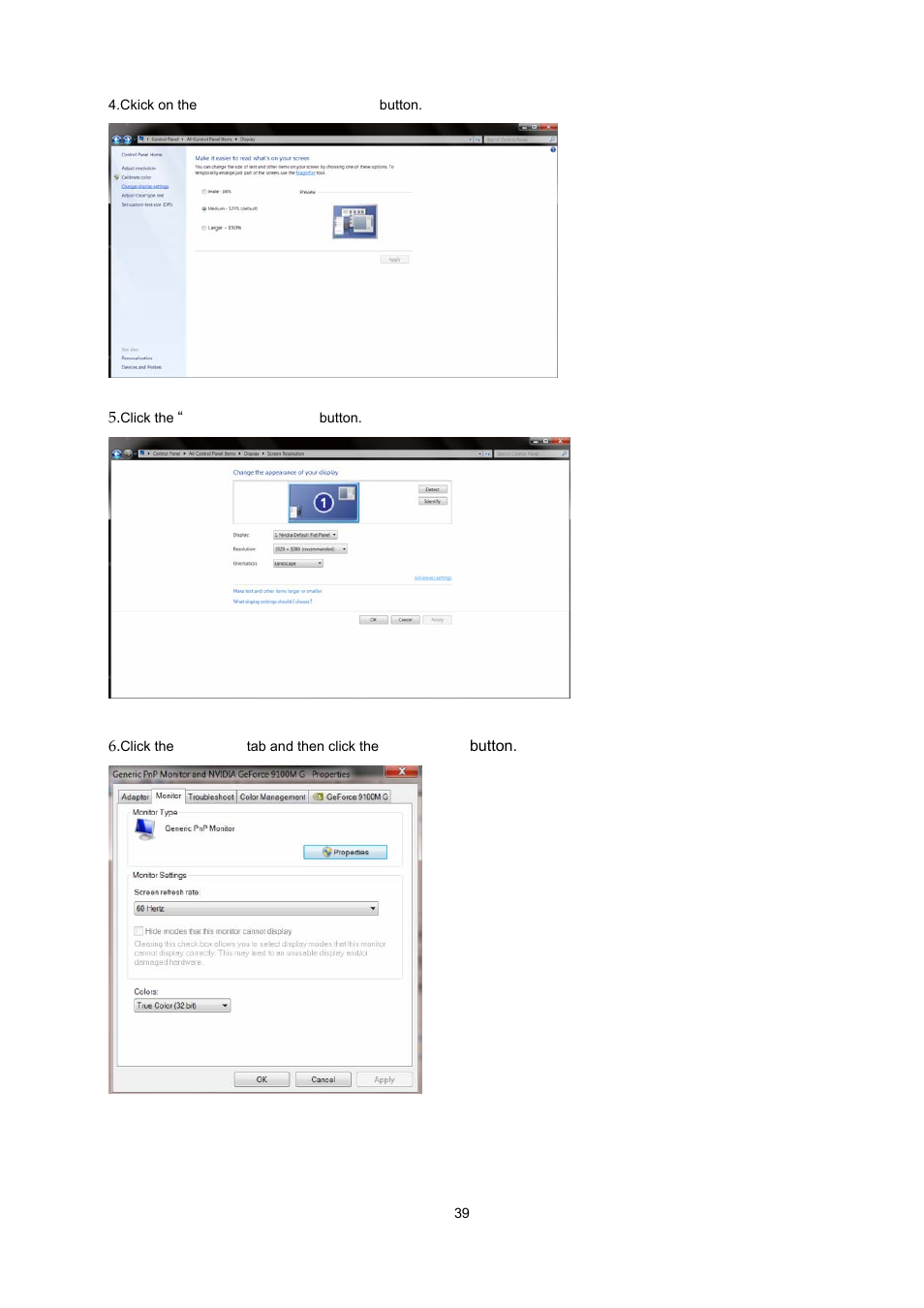 AOC n2041S User Manual | Page 39 / 64