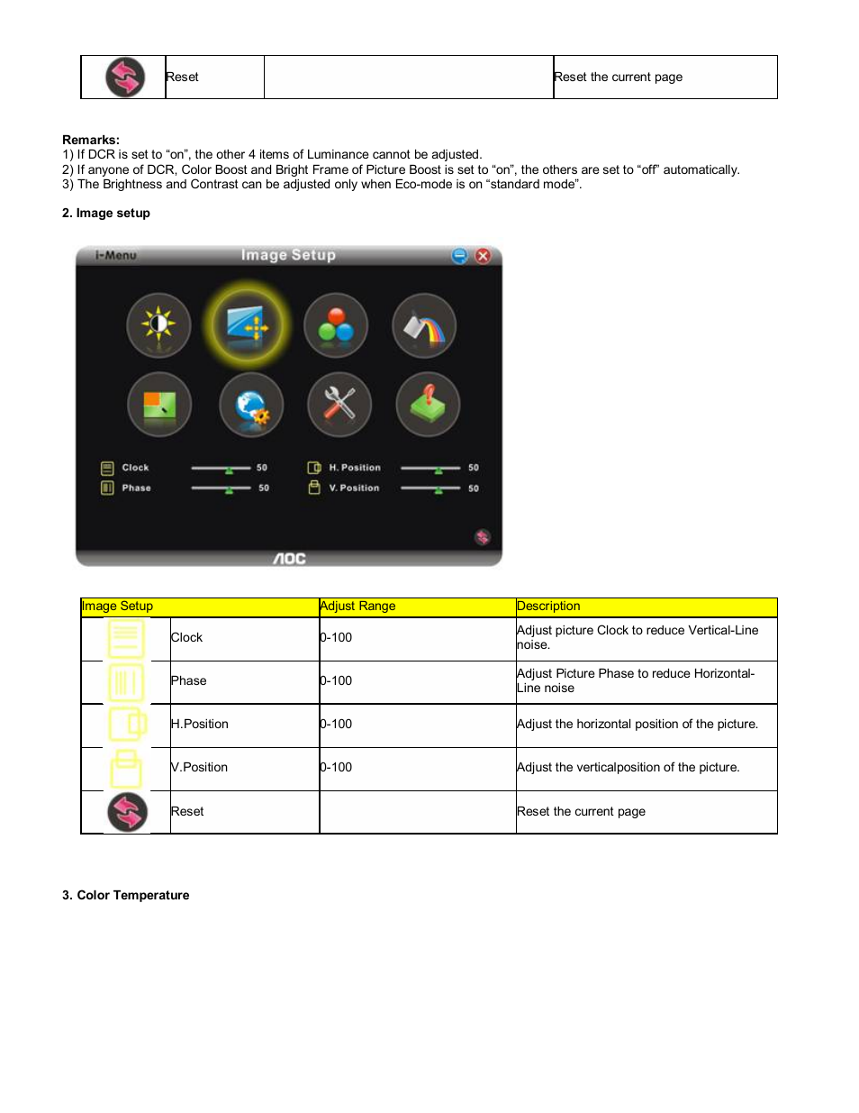 AOC 2230Fh User Manual | Page 16 / 24