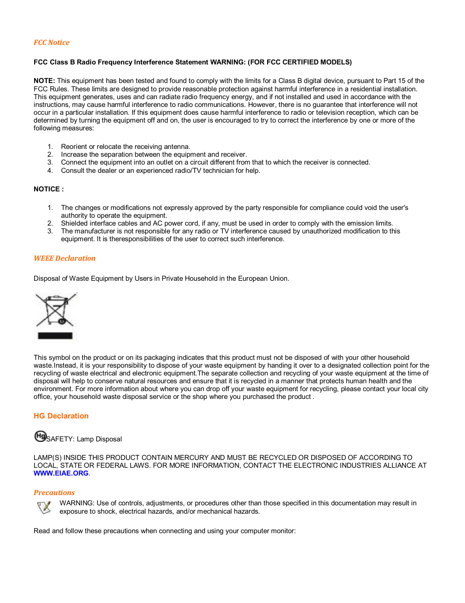 AOC 2230Fh User Manual | Page 2 / 24