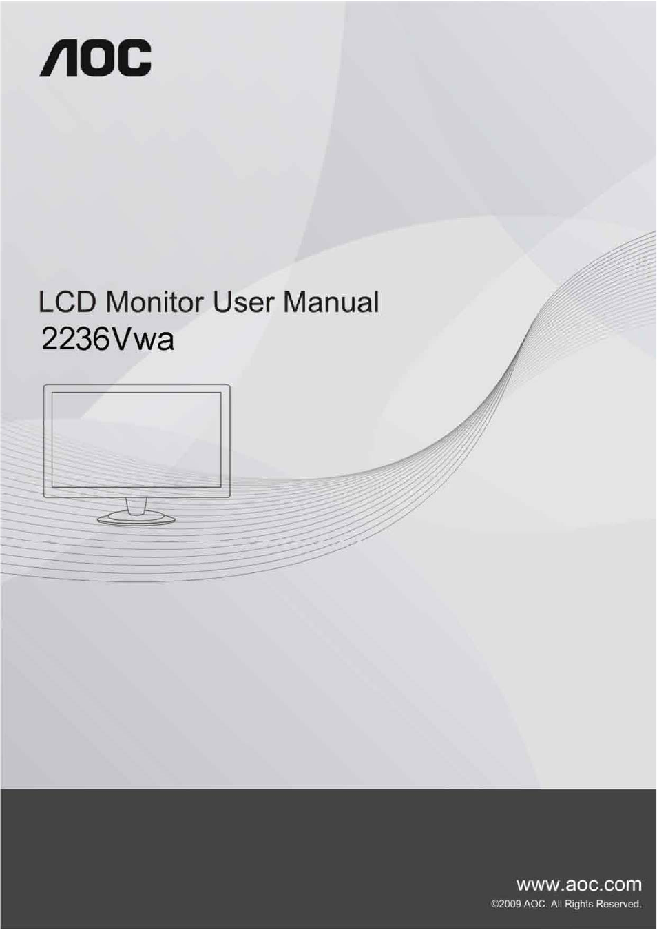 AOC 2236Vwa User Manual | 60 pages