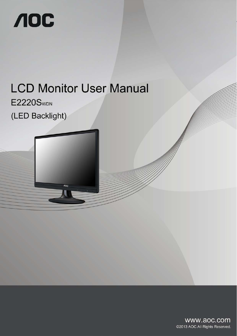 AOC e2220Swdn User Manual | 68 pages