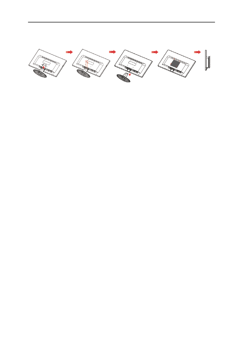 Wall mounting | AOC e2220Swdn User Manual | Page 13 / 68