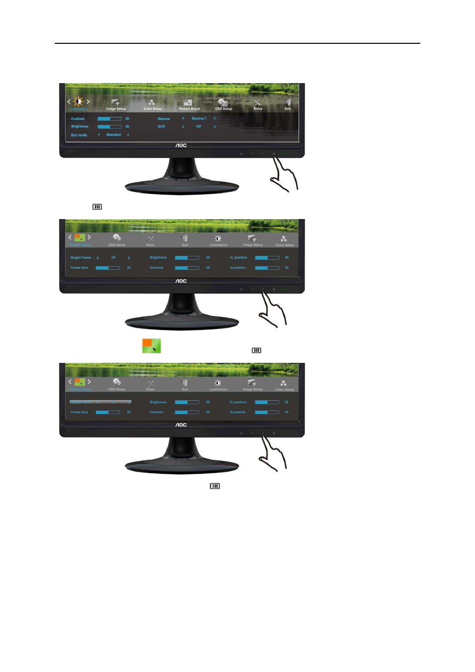 Picture boost | AOC e2220Swdn User Manual | Page 28 / 68