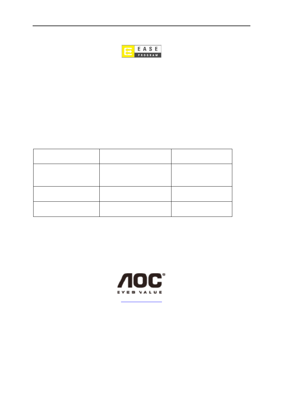 Ease programe | AOC e2220Swdn User Manual | Page 68 / 68