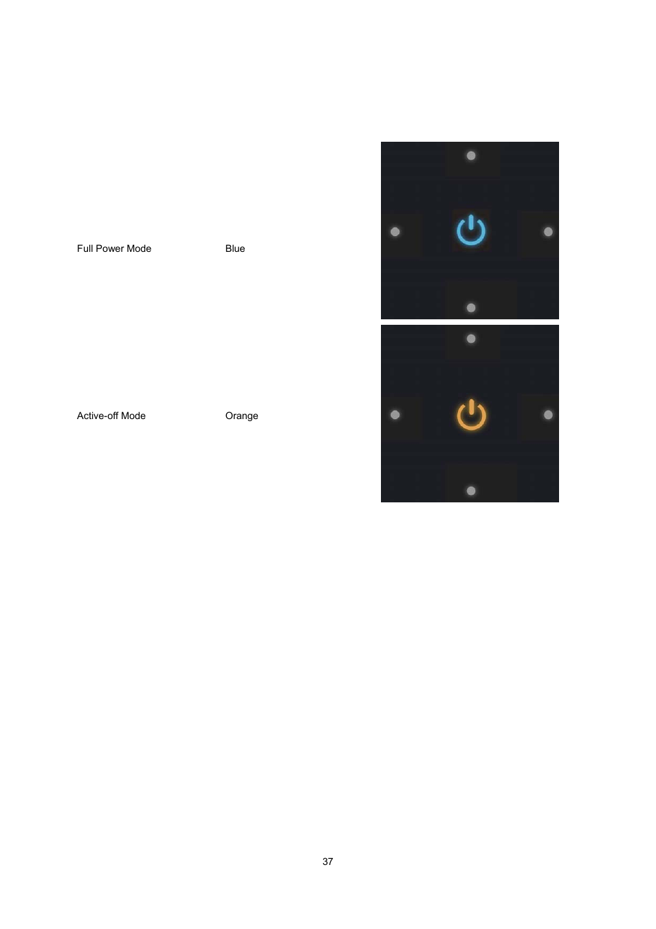Led indicator | AOC e2237Fwh User Manual | Page 37 / 65