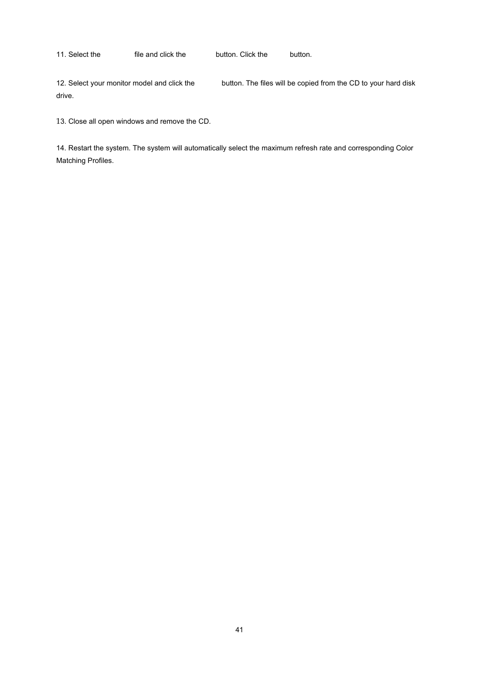 AOC e2237Fwh User Manual | Page 41 / 65