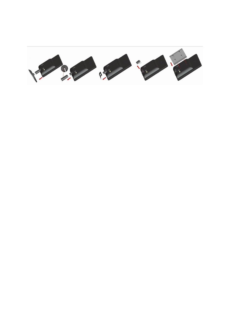 Wall mounting | AOC e2250Swd User Manual | Page 13 / 59