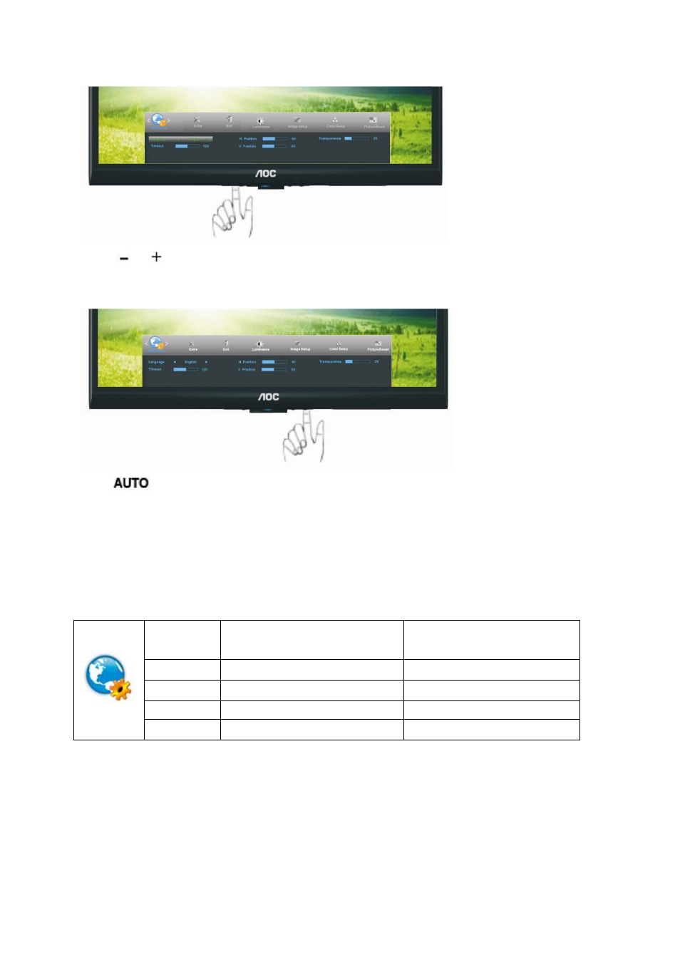 AOC e2250Swdn User Manual | Page 29 / 59