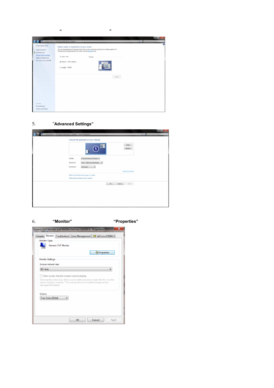 AOC e2250Swdn User Manual | Page 35 / 59