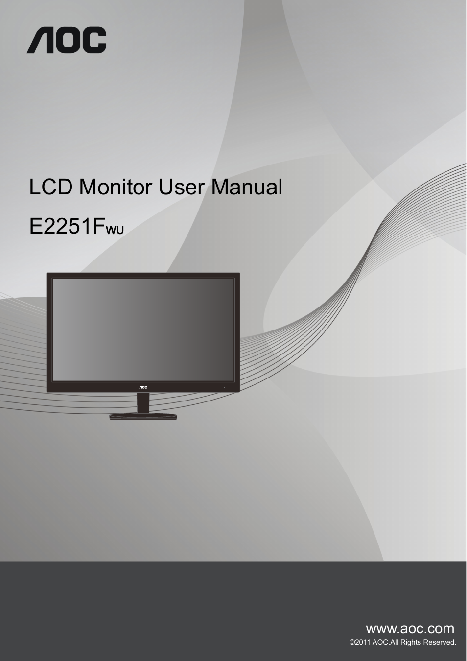 AOC e2251Fwu User Manual | 32 pages