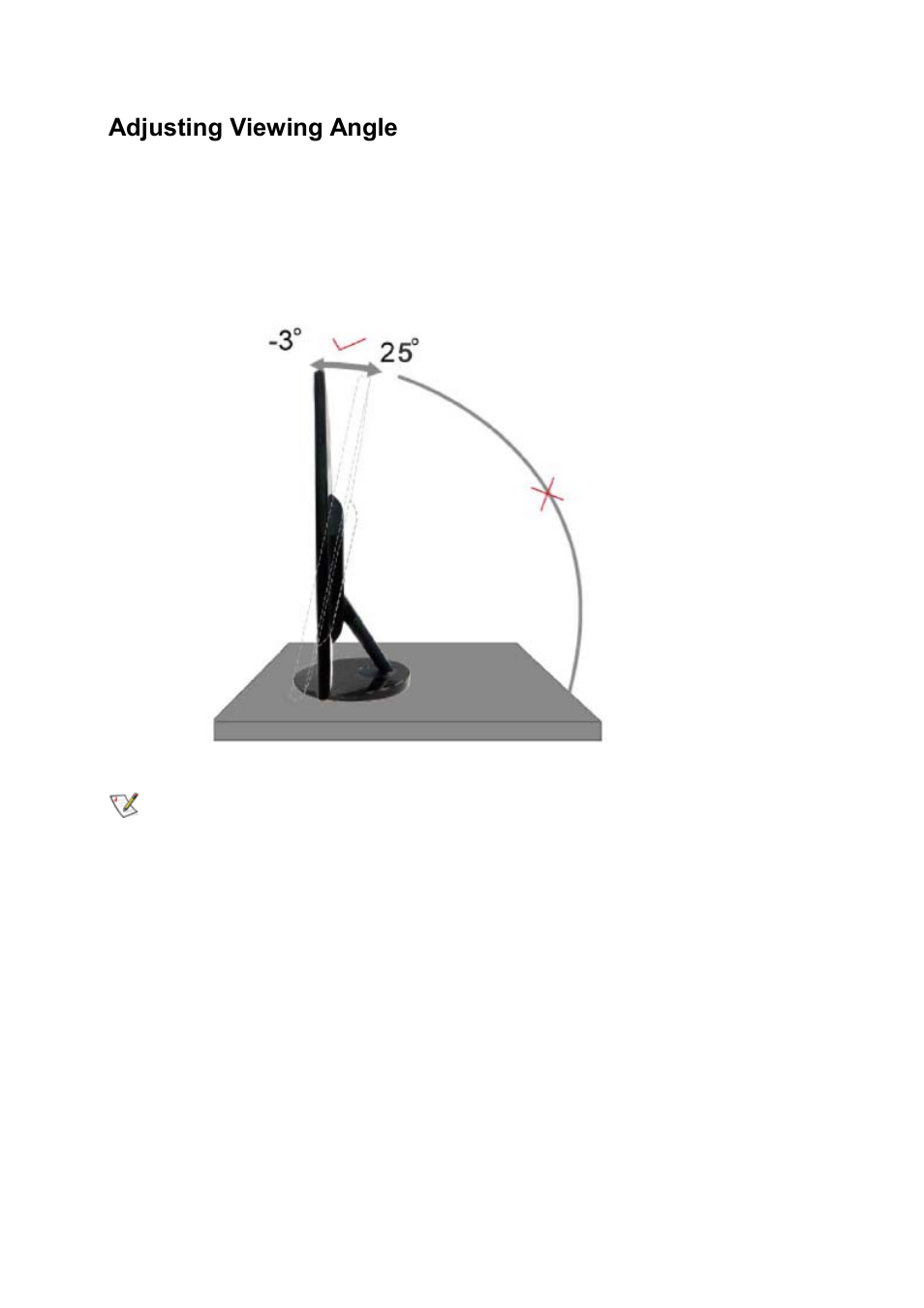 Adjusting viewing angle | AOC e2251Fwu User Manual | Page 10 / 32
