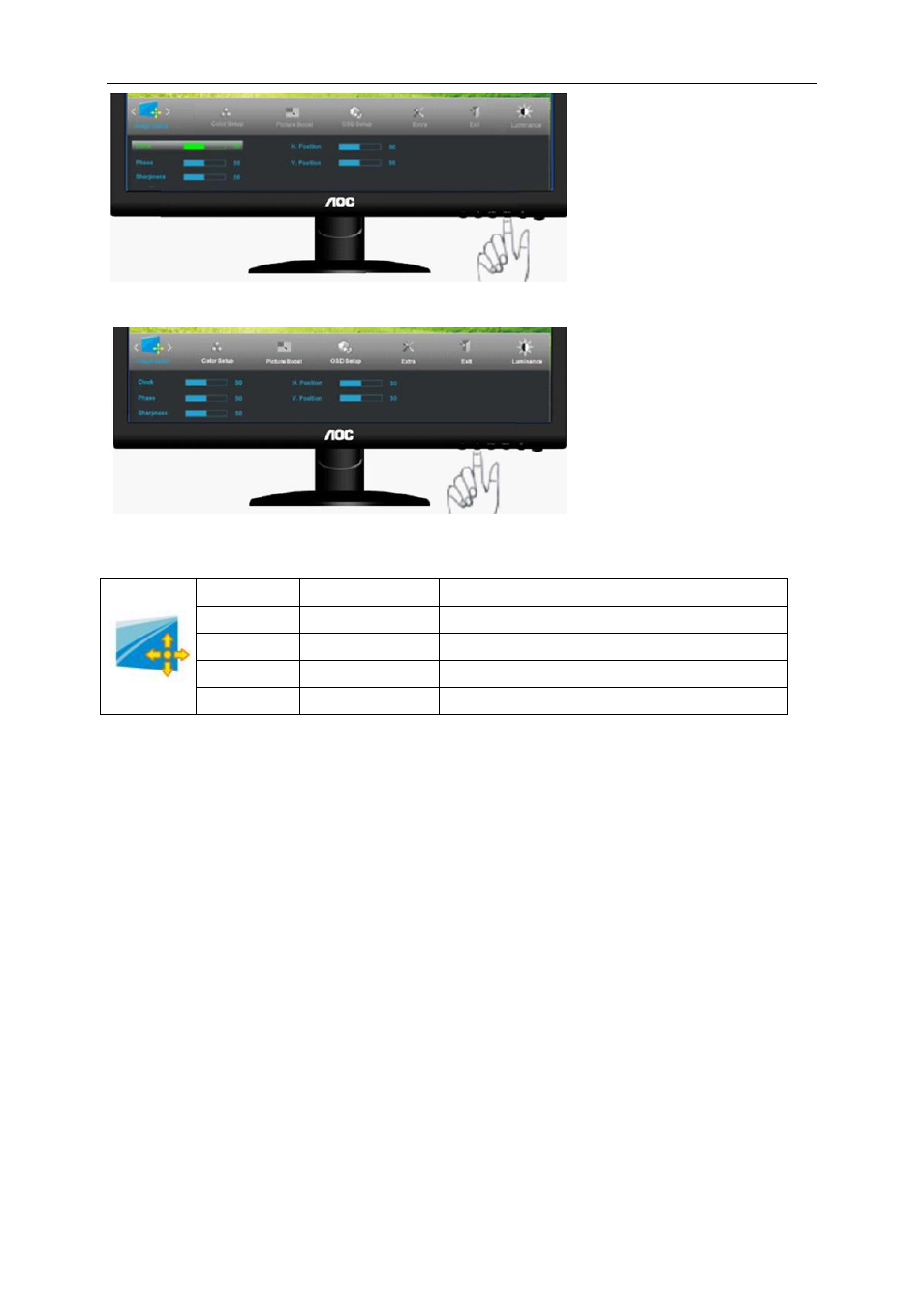 AOC e2252Swdn User Manual | Page 24 / 59