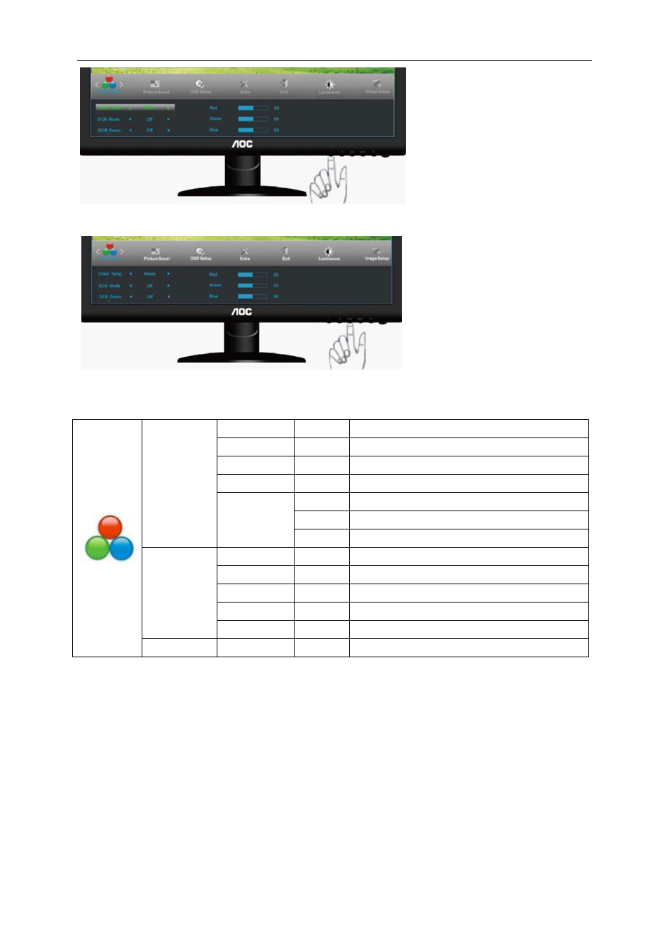 AOC e2252Swdn User Manual | Page 26 / 59