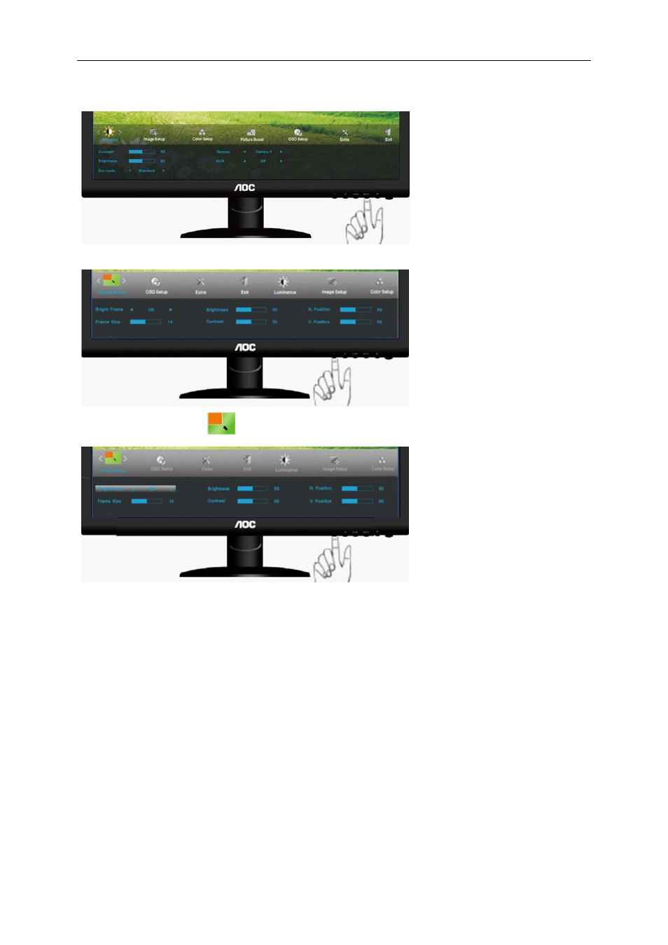 Picture boost | AOC e2252Swdn User Manual | Page 27 / 59