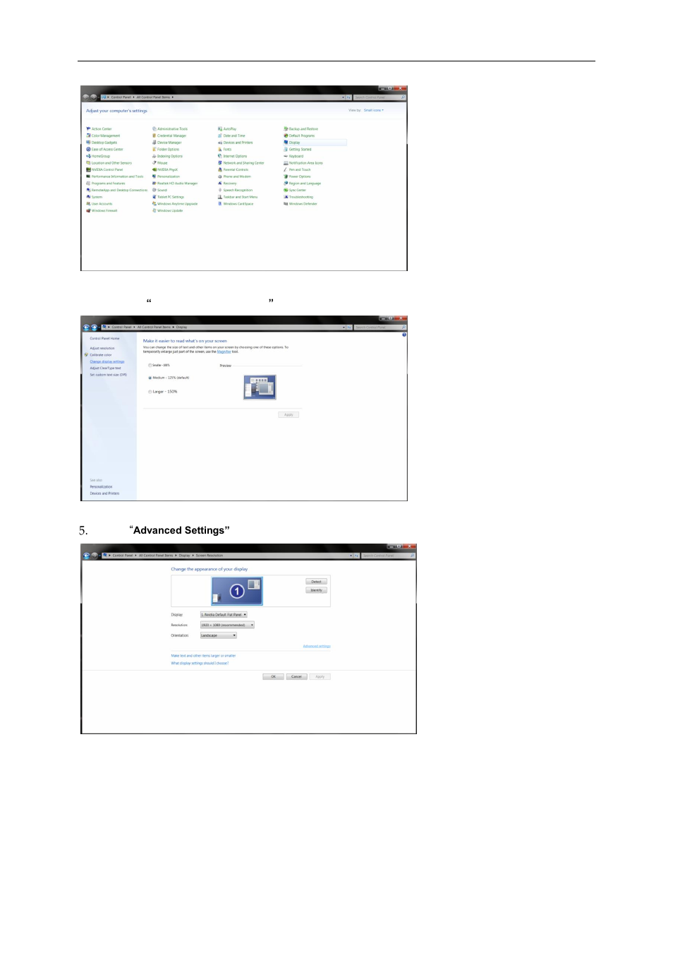 AOC e2252Swdn User Manual | Page 36 / 59