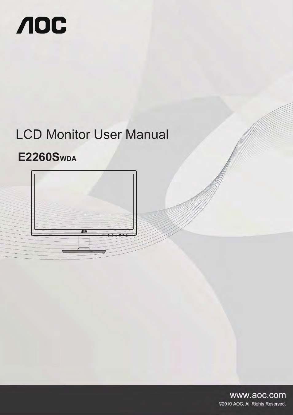 AOC e2260Swda User Manual | 61 pages