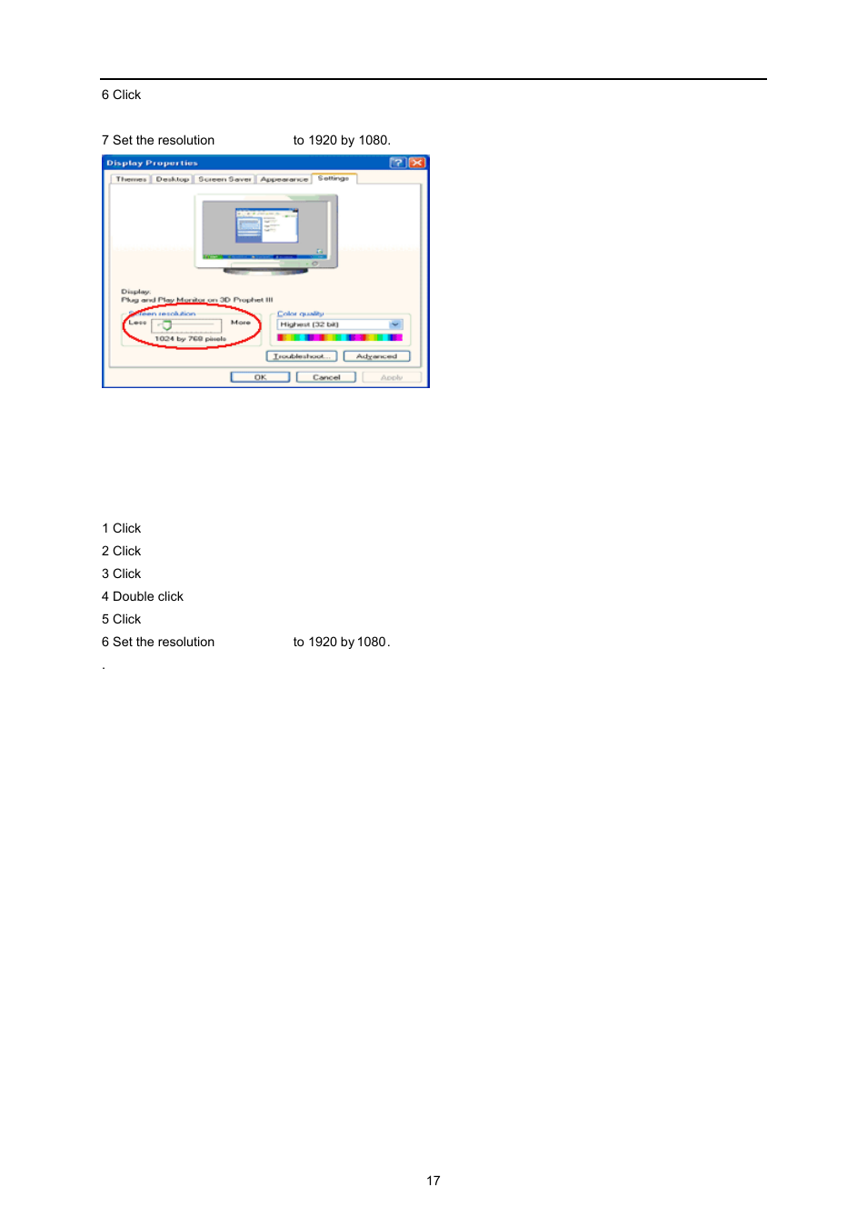 Windows me/2000 | AOC e2260Swda User Manual | Page 17 / 61