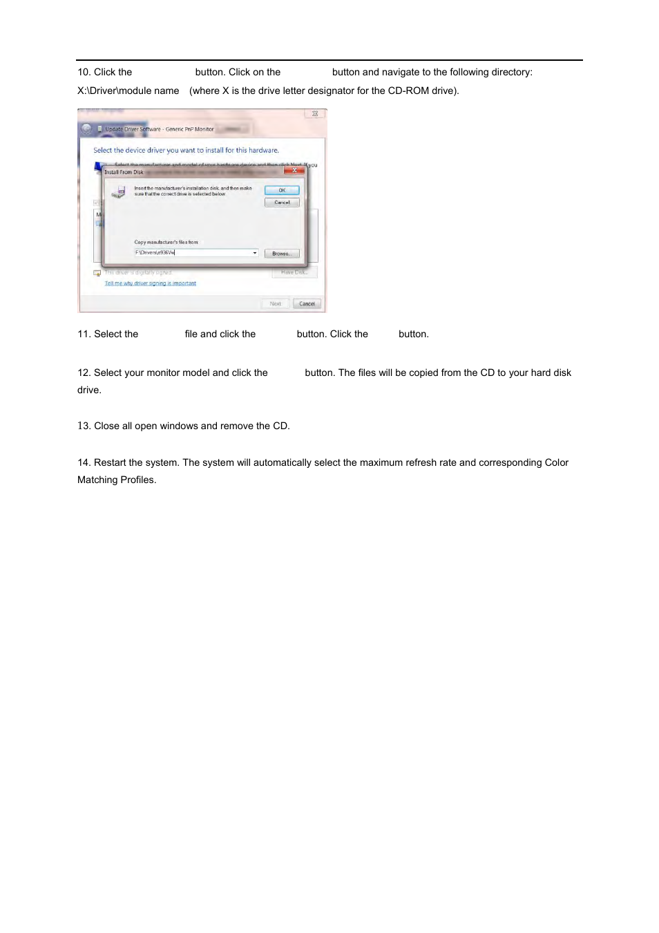 AOC e2260Swdn-TAA User Manual | Page 38 / 60