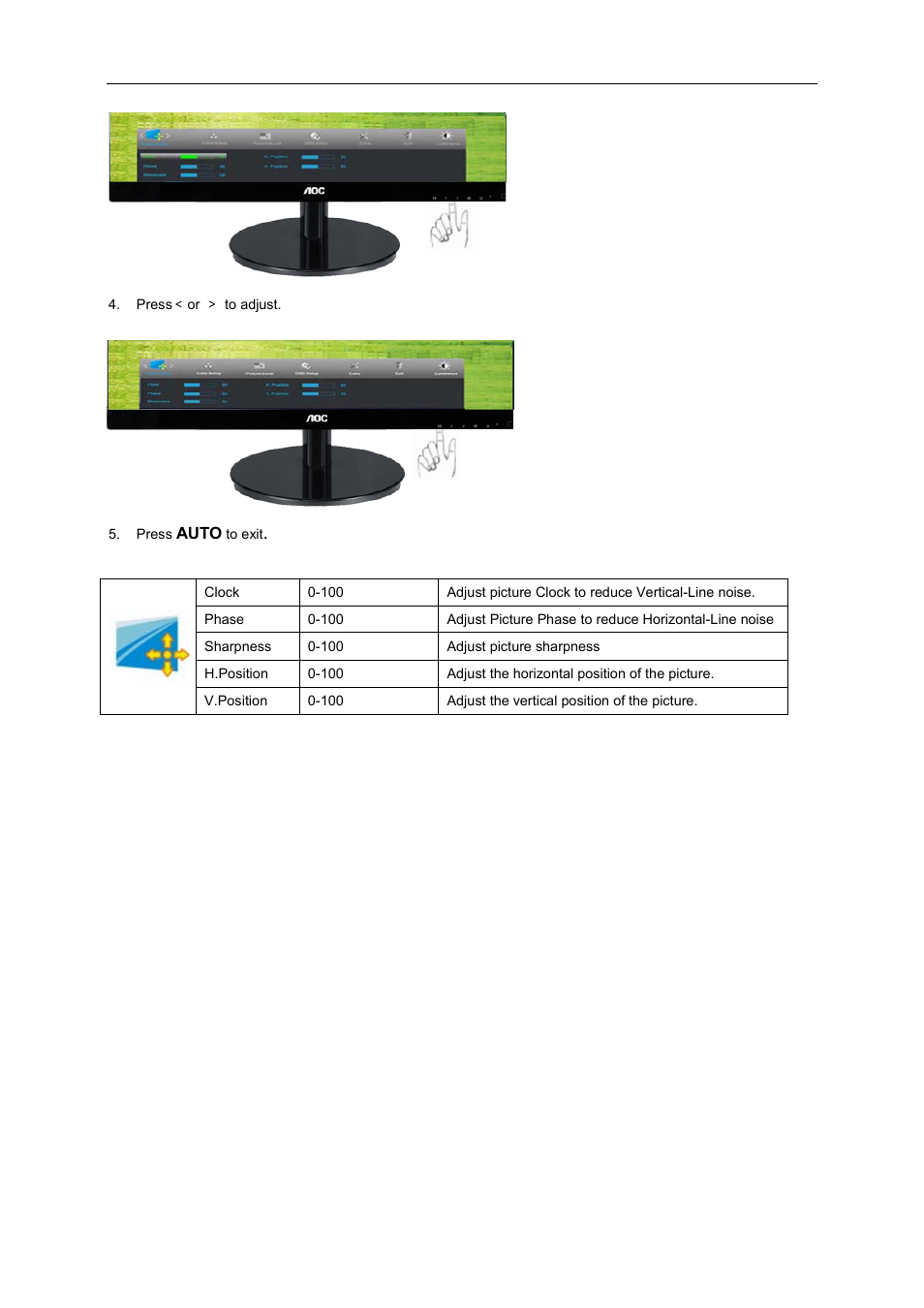 AOC i2769Vm User Manual | Page 28 / 71