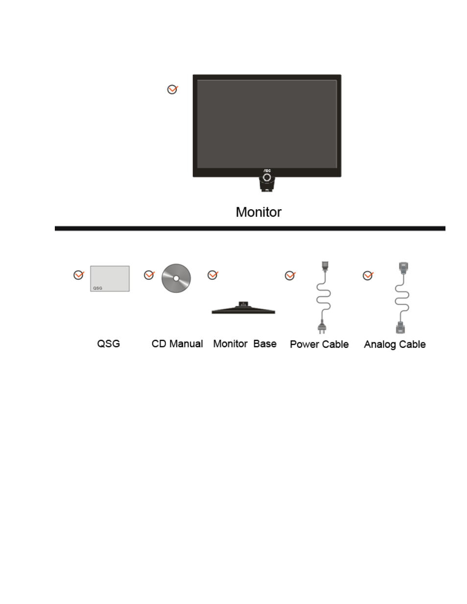 AOC 2330V User Manual | Page 6 / 20