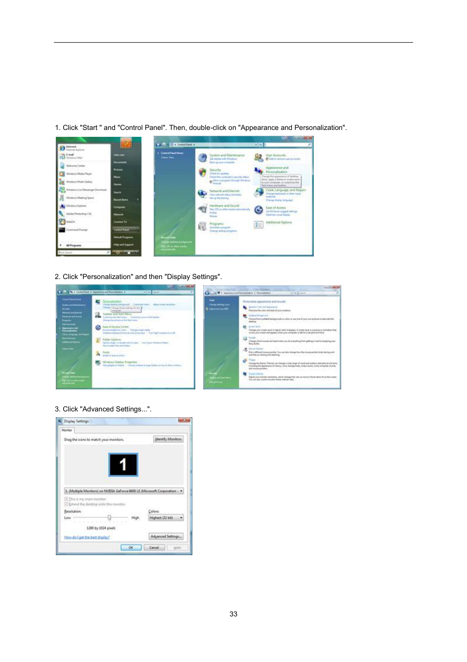 Driver, Monitor driver | AOC e2360Sd User Manual | Page 33 / 56