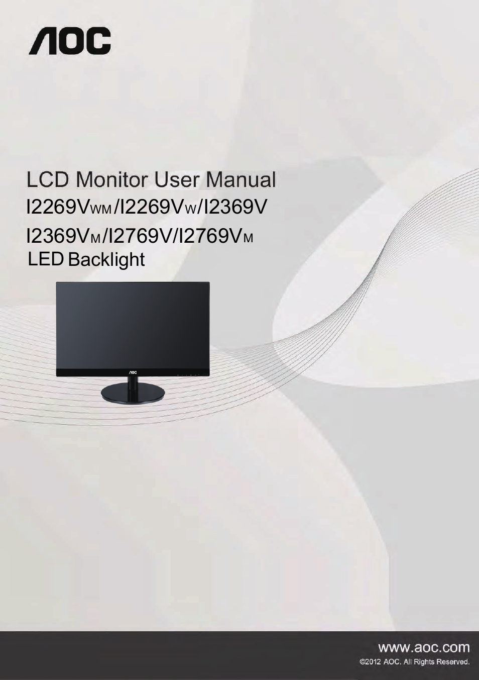 AOC i2369Vm User Manual | 72 pages