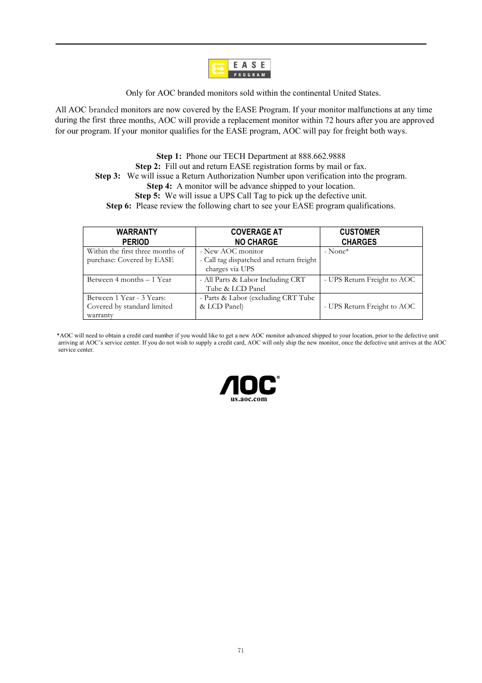 AOC i2369Vm User Manual | Page 71 / 72