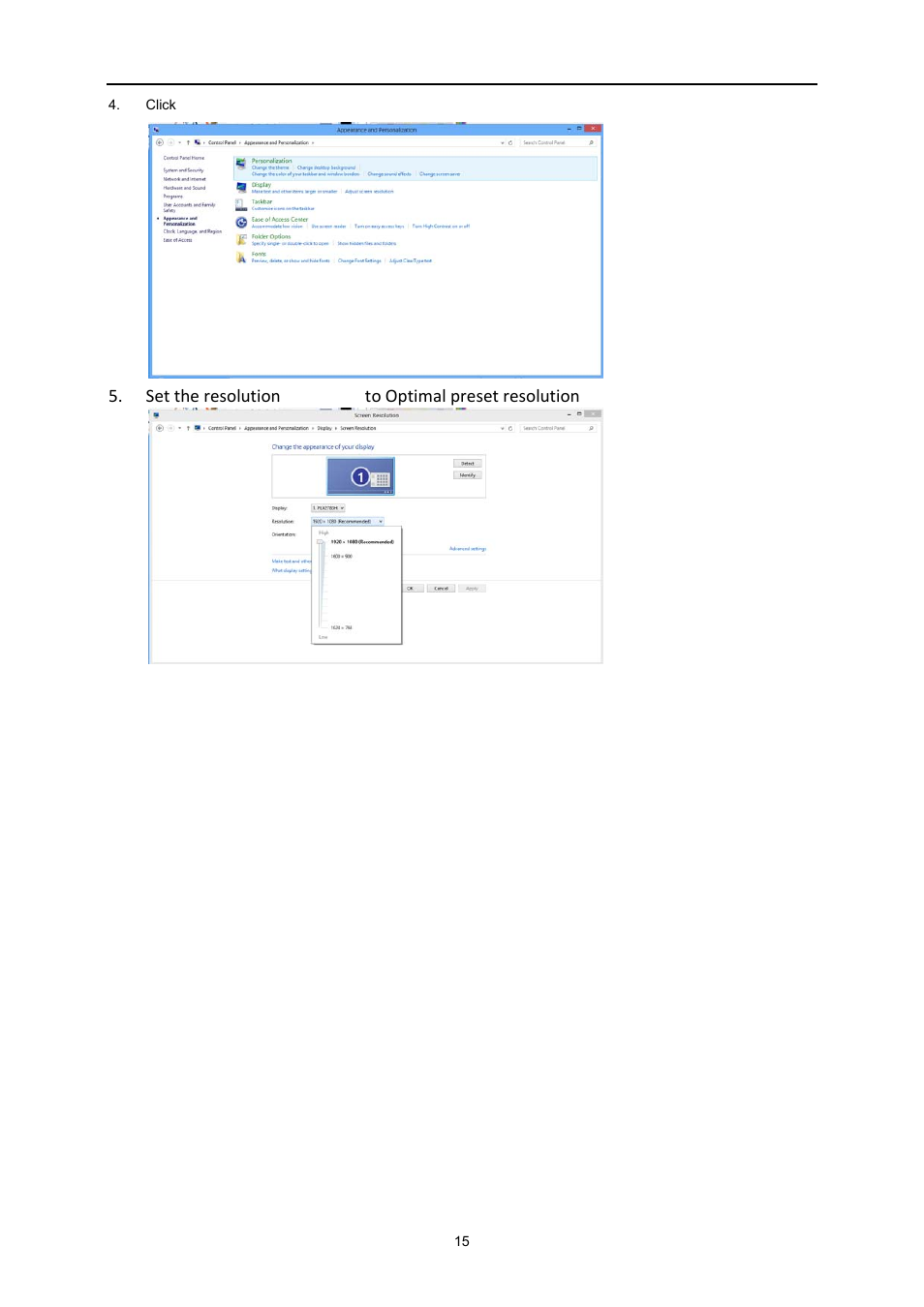 AOC I2473PWM User Manual | Page 15 / 68