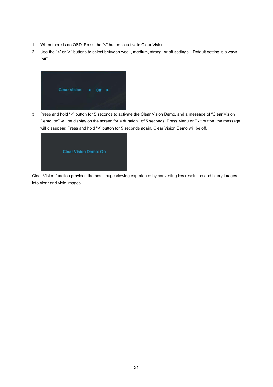 AOC I2473PWM User Manual | Page 21 / 68