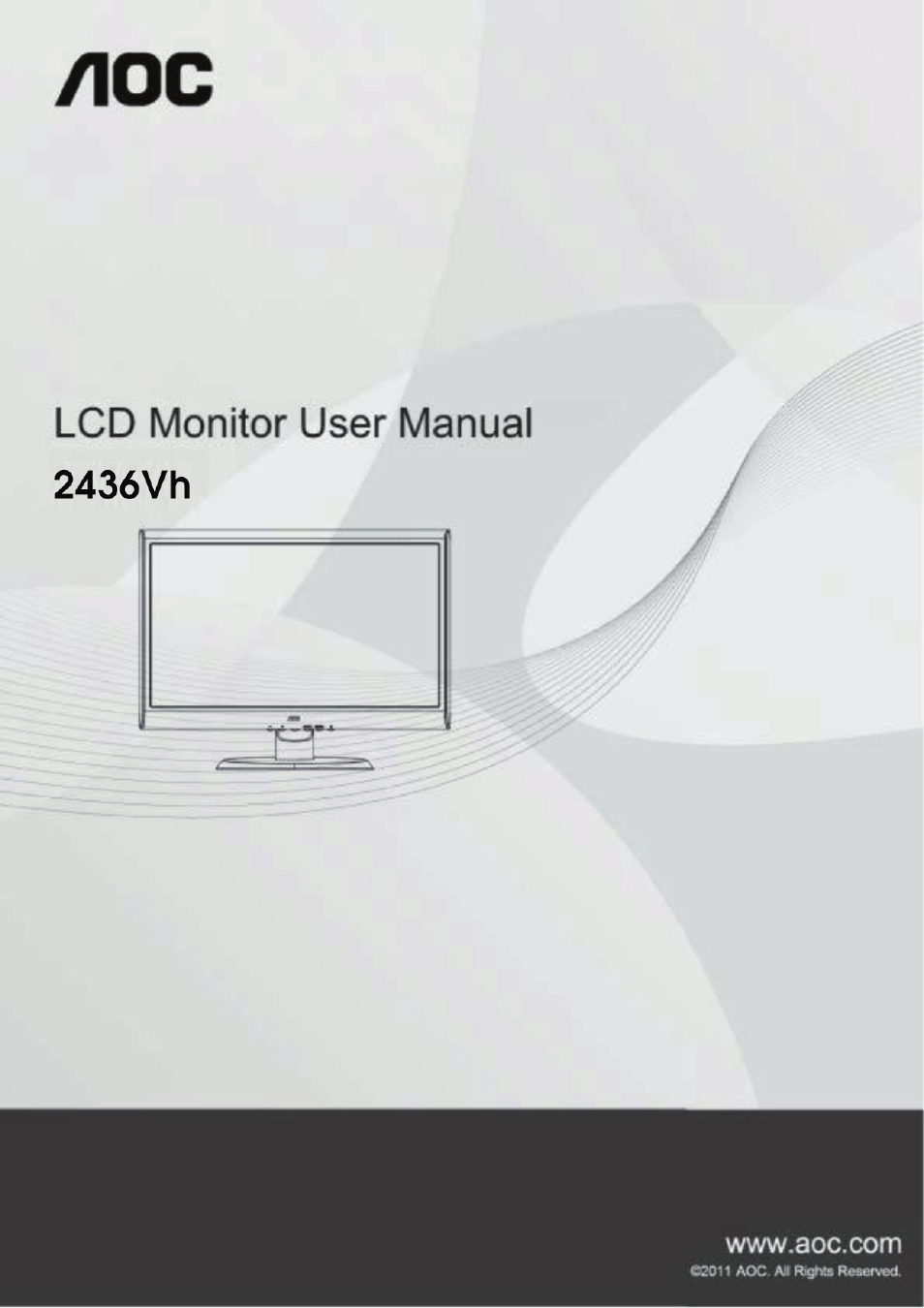 AOC 2436Vh User Manual | 61 pages