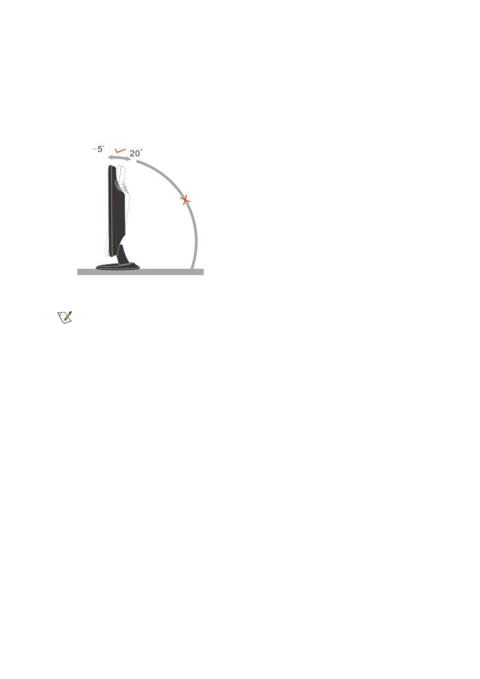 Adjusting viewing angle | AOC 2436Vw User Manual | Page 12 / 61