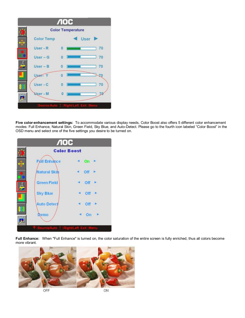 AOC 416V User Manual | Page 9 / 17