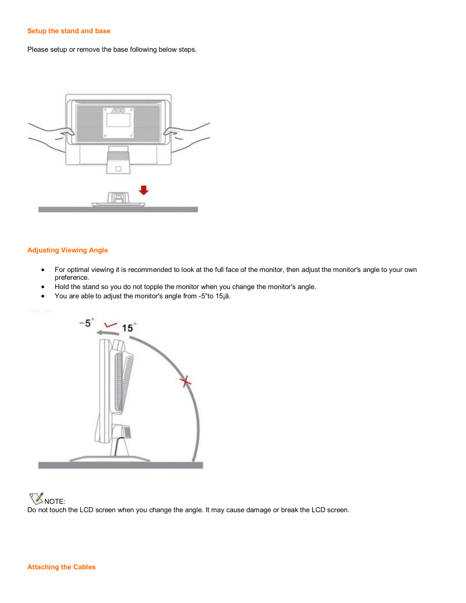 AOC 416Va User Manual | Page 4 / 17