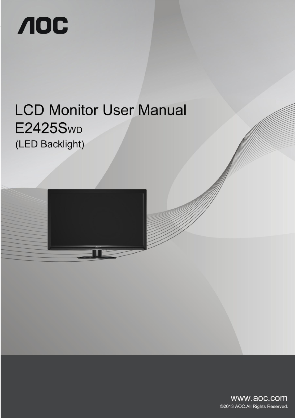 AOC e2425Swd User Manual | 58 pages