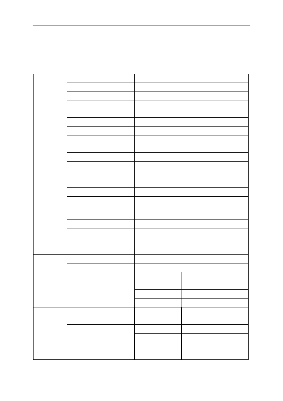 Specification, General specification | AOC e2425Swd User Manual | Page 47 / 58