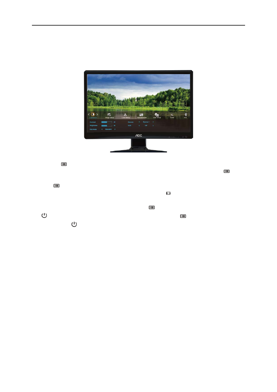 Osd setting | AOC E2426SWD User Manual | Page 22 / 69