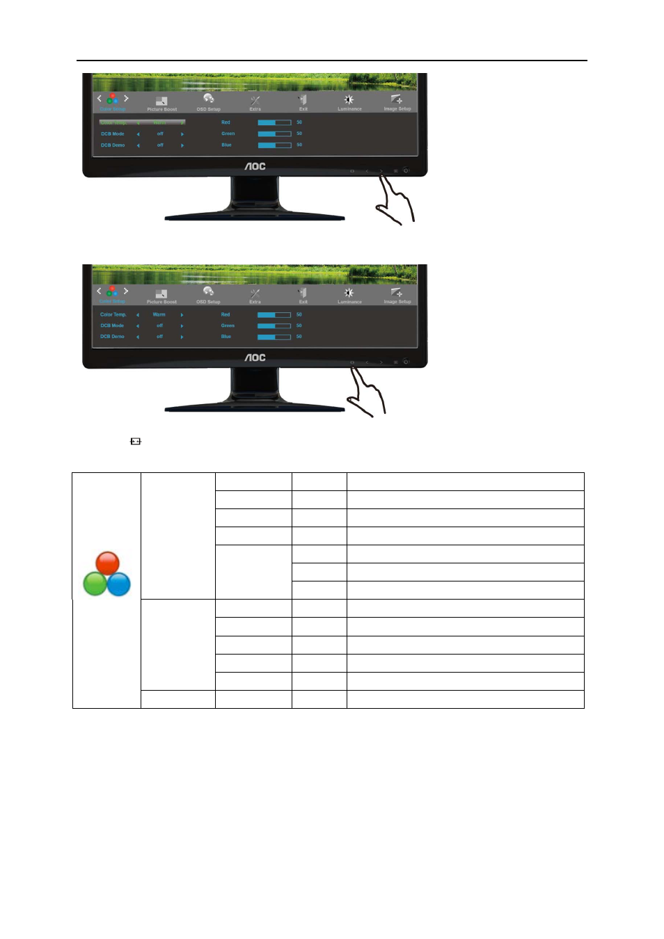 AOC E2426SWD User Manual | Page 28 / 69