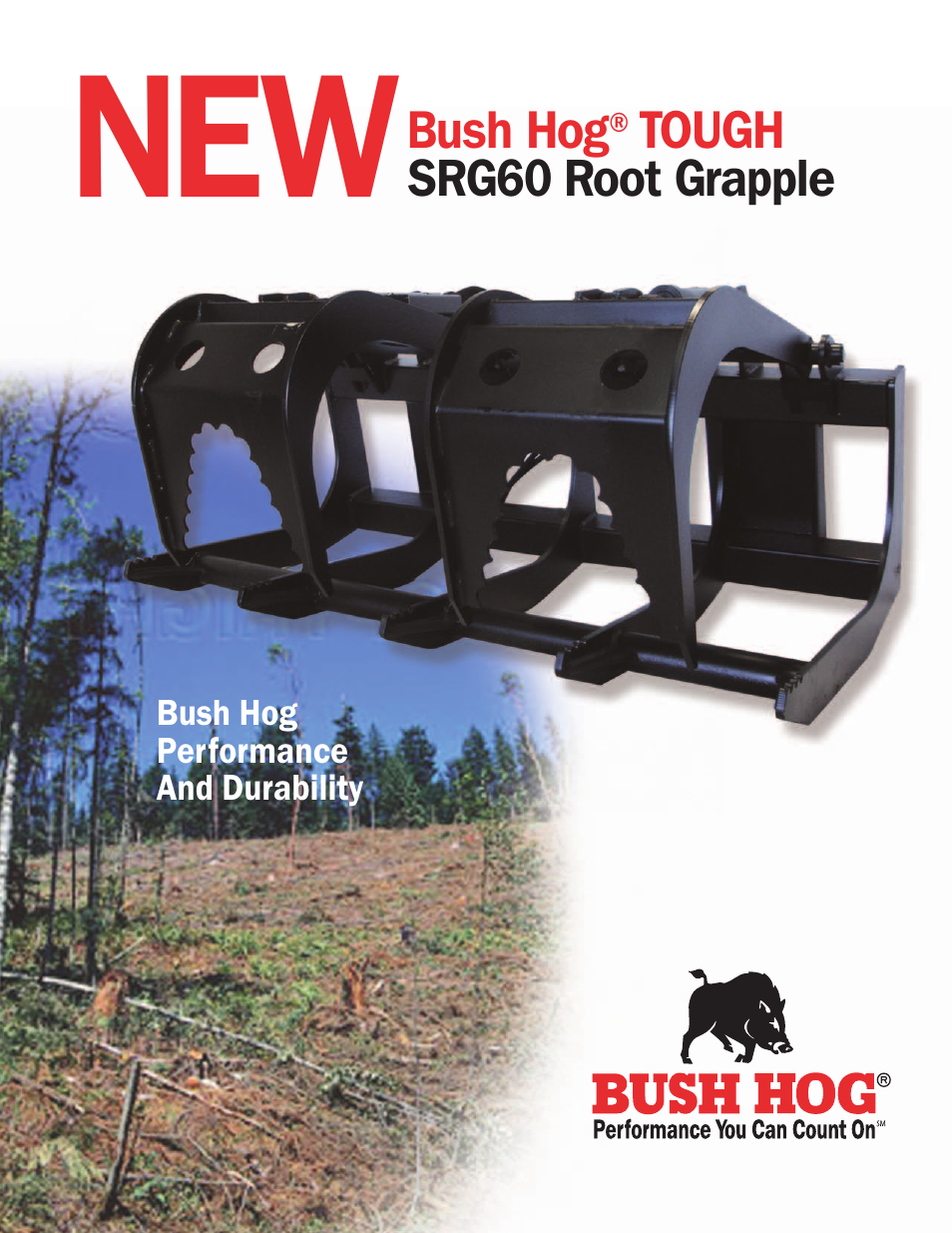 Bush Hog Tough SRG60 User Manual | 2 pages