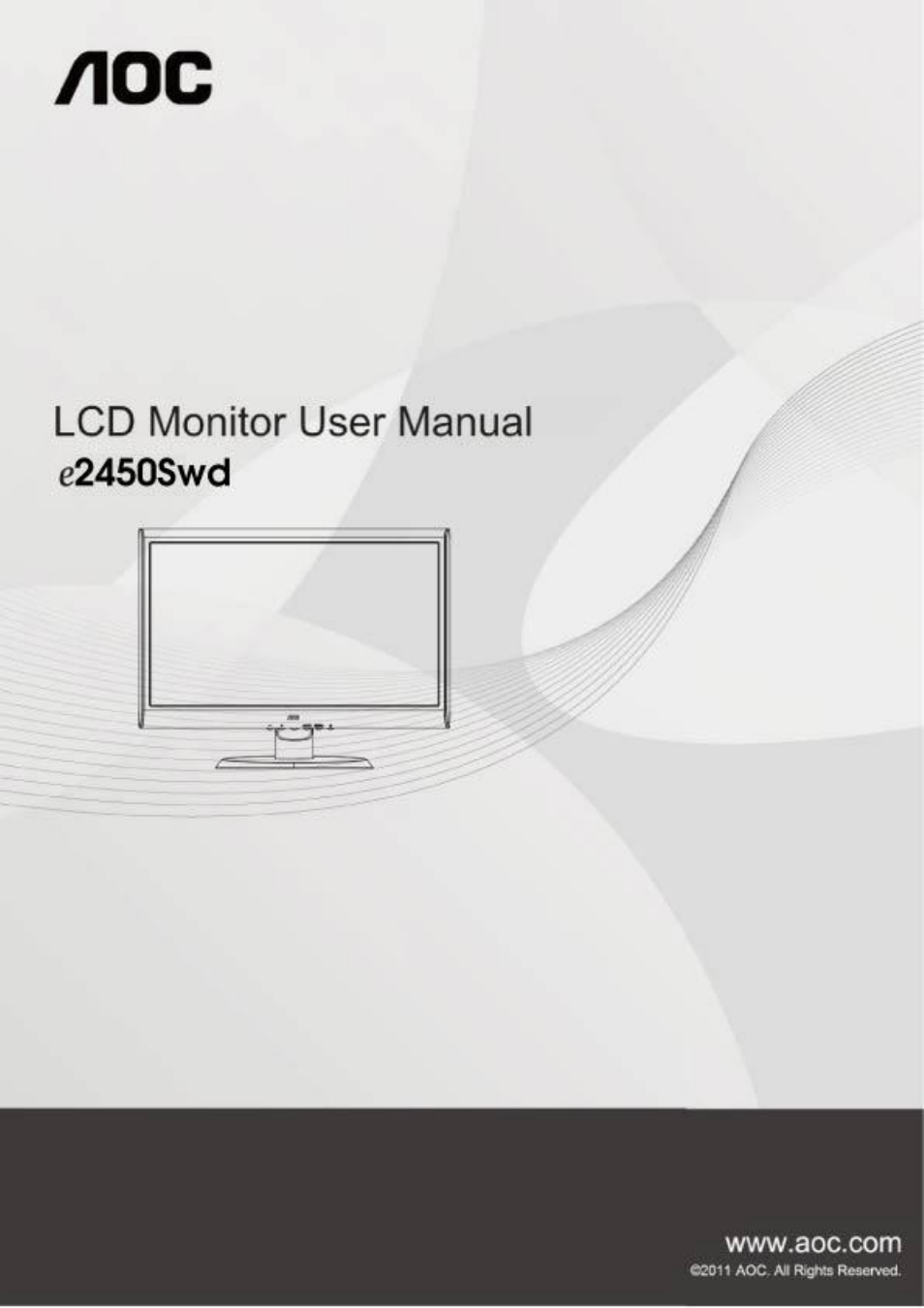 AOC e2450Swd User Manual | 61 pages
