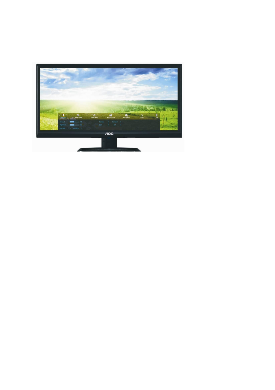 Osd setting | AOC e2450Swd User Manual | Page 19 / 61
