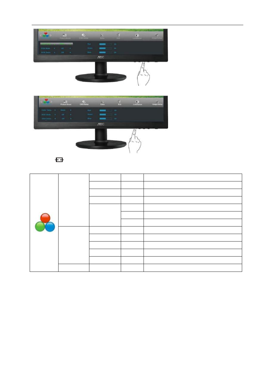 AOC e2460Sd-TAA User Manual | Page 26 / 59